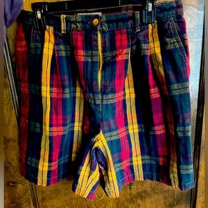 Vintage 90s plaid shorts